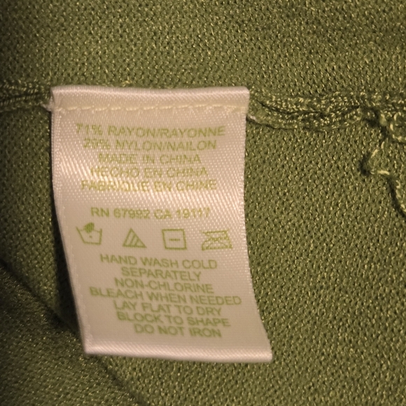 Sigrid Olsen Womens Bright Moss Green Jungle Blossom Button Cardigan Medium - Picture 7 of 8